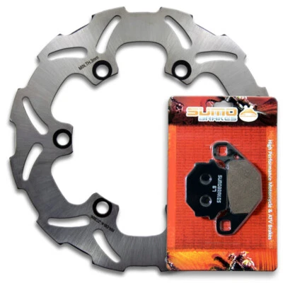 Rotor trasero + pastillas de freno para Kawasaki KLR 650 [1987-2007] KLE 500 [1991-2007] Foto 1 de 4