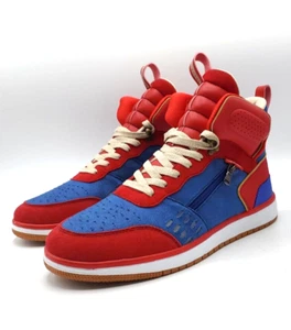 ROCKDEEP (Jordan I x Levis Red Inspired) (Size 11) (1 of 1 Sample) (Skateboard) - Picture 1 of 9