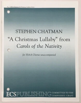 圣诞摇篮曲 SSAA 合唱键盘乐谱 Stephen Chatman ECS 酒吧 — 第 1/4 张图片