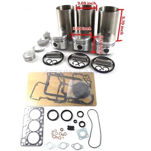 Engine Rebuild Overhaul Kit Fits Kubota D950 D950B D950BH F2100E B8200D KH61 - Picture 1 of 8