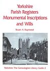 Yorkshire Parish Registers, Monumental Inscripti... by Raymond, Stuart Paperback