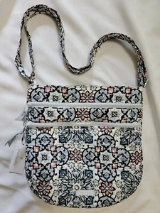 Vera Bradley Trio Zip Hipster Crossbody, Lissabon Medaillon, Neu mit Etikett - Bild 1 von 6