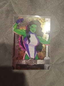She-Hulk 2024 Skybox Marvel Metal Universe Avengers Base #77. Mint - Picture 1 of 3