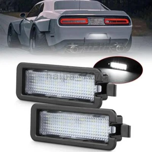 Luces de etiqueta de matrícula de 2 piezas para Chrysler 300 Dodge Charger Challenger 2015-2021 - Imagen 1 de 9