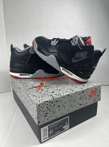DS Jordan Retro 4 Bred Reimagined GS Kids Size 4.5Y Brand New👟 - Picture 1 of 8
