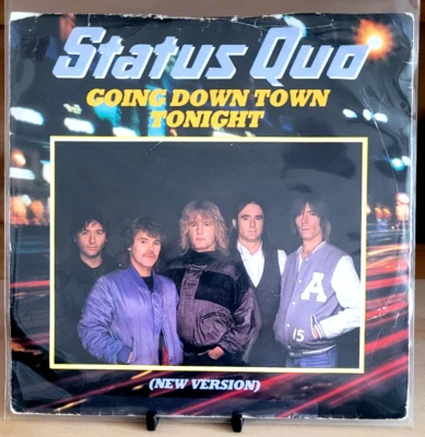 STATUS QUO: Going Down Town Tonight 1984 VERTIGO(QUO15) UK Import- 7" Vinyl  - Image 1 of 4