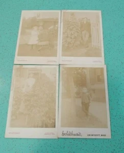 Lot Of 4 Cabinet Cards Goldthwait Photography Swampscott Massachusetts - Picture 1 of 5