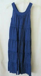 Girl Friends by Anita G Sundress 278 Blue Polka Dot Sz 7 8 10 12 14 or 16 #10964 - Picture 1 of 6