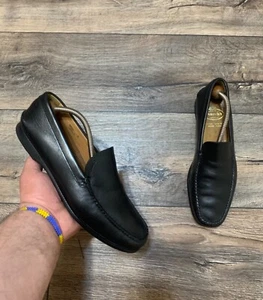 Church's Men's Black Leather Moccasins Loafers US 8,5 - Picture 1 of 11