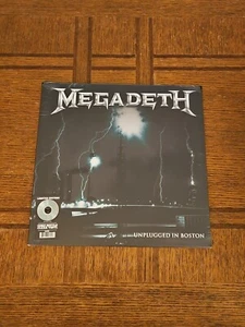 Megadeth Unplugged In Boston Sealed Clear Vinyl Record 2021 - Picture 1 of 6