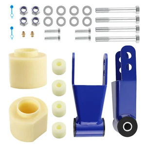 Leveling Lift Kit Front 3'' Rear 2'' Shackles for Jeep Cherokee XJ 1984-2001 NEW - Picture 1 of 12