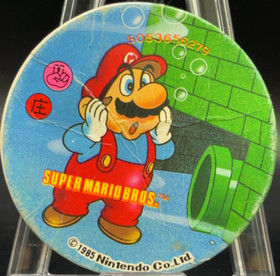 Mario Water Menko Super Mario Bros Famicom Card Nintendo 1985 NES Japanese