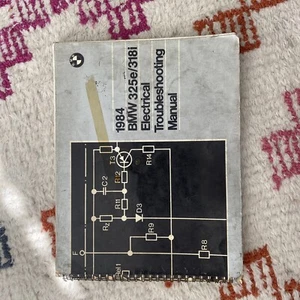 1984 BMW 325e 318i Coupe Electrical Wiring Troubleshooting Service Repair Manual - Bild 1 von 5
