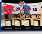 2021 Leaf Lumber Robinson Schmidt Brock White Lumbers Numbers GU Bat #22/25