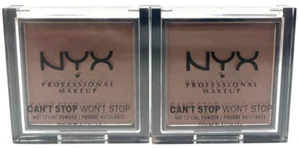 (2) NYX Can't Stop Won't Stop Mattifying Powder Sealed 0.21 oz CSWSM10 - Rich - Picture 1 of 3