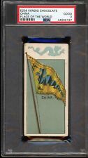 1920 E236 Kendig Chocolate Flags Of The World China PSA 2