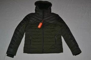 AUTHENTIC SUPERDRY MENS TWEED MIX FUJI JACKET OLIVE GREEN ALL SIZES BRAND NEW - Picture 1 of 4