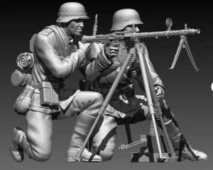 Peddinghaus-Modellbau 3 D Print 1:72 72F077 MG 34 On Tripod With Operation - Picture 1 of 1