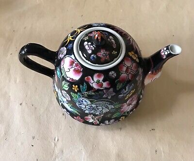 Asian Chinese Jing De Zhen Famille Thousand Flowers Famille Teapot  • 79$