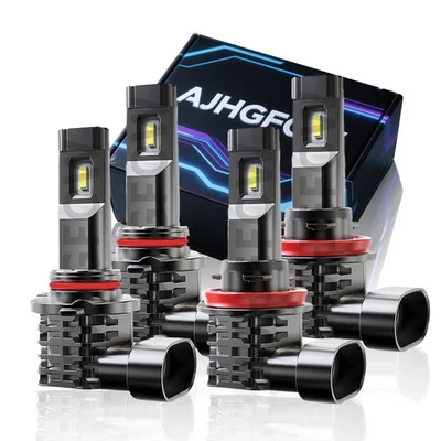 For 2015-2018 2019 Ford Transit-150/250/350 White LED Headlights Bulbs Kits 4pcs - Image 1 of 4