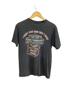 Vintage 80s Harley Davidson Motorcycles ‘I Don’t Just Own This T-Shirt’ Tee - Picture 1 of 4