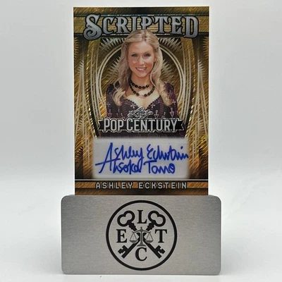 Asoka Tano-Ashley Eckstein Leaf Metal Pop Century Gold Shimmer Auto 1/1 StarWars - Image 1 of 4