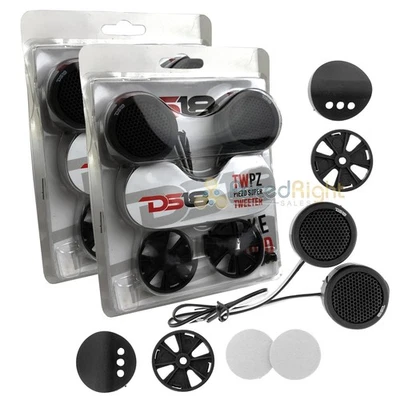 4 DS18 TWPZ 1" Inch Mirco Dome Tweeters 4 Ohms 80 Watts Max Built In Crossover - Image 1 of 4