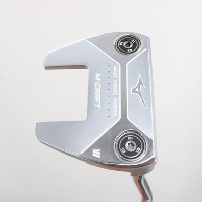 Mizuno M Craft Omoi 06 White Satin Mallet Putter 34 Inches 34" Steel RH S-151983 - Image 1 of 4