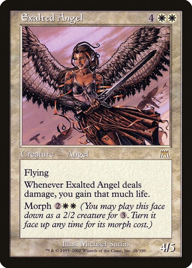 Exalted Angel Onslaught Magic The Gathering MTG Card - Image 1 of 1
