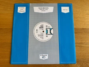 Russ Brown - Take My Love / Gotta Find A Way 12" 1987 Vinyl 10 Records TENT 18 - Picture 1 of 4