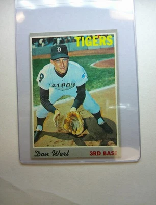 1970 Topps - Don Wert #33 - MINT - PACK FRESH 🔥 - Image 1 of 2