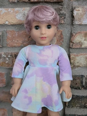 Muñeca Beatriz Personalizada American Girl ÚNICA Pelo Rosa Ojos Avellana Marie Grace Pecas Foto 1 de 4