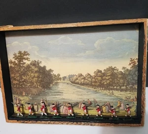 Buckingham Vintage Diorama Soldiers British 11" x 8" Shadow Box - Picture 1 of 16