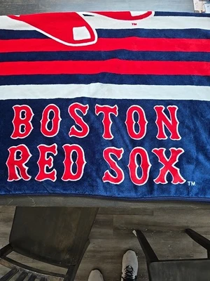 Northwest MLB Boston Red Sox Micro Raschel Throw, 50×60 Boston Team Colors - Image 1 of 4