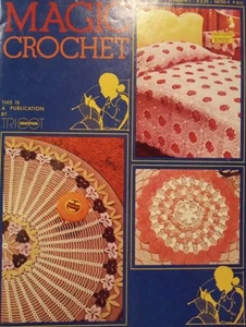 Vintage Magic Crochet Pattern Magazine Vintage Doily Patterns Booklet - Picture 1 of 18