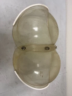 2X Visera protectora de burbujas a presión para motocicleta vintage 3 para cabeza de nudillo de campana Panhead Foto 1 de 4