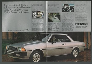 1980 MAZDA 626 2-page advertisement, Mazda 626 coupe print ad - Bild 1 von 3