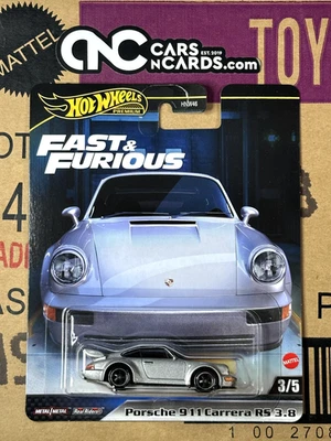 Porsche 911 Carrera RS 3.8 2024 Hot Wheels Premium Fast & Furious #3/5 Foto 1 de 2