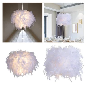 Feather Lamp Shade for Ceiling Pendant Light Pendant Light Cover - Picture 1 of 7