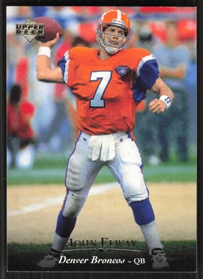 John Elway, 1995 Upper Deck, #82, Denver Broncos, - Image 1 of 2