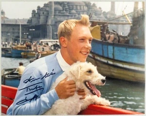 1965 Signed Photo of Jean-Pierre Talbot: Actor of Tintin Golden Fleece 100% Orig - Picture 1 of 6