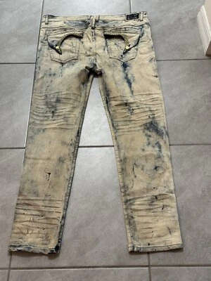 Jeans Robin’s The American Gold Brand lavado ácido pierna recta/ajustada talla 40 Foto 1 de 4