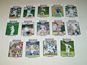 2008 Topps Chicago Cubs Team Set of 14 Zambrano Lilly D-Lee Ramirez Soriano Wood - Picture 1 of 3