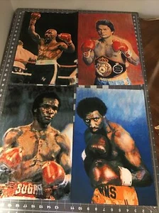 Sugar Ray Leonard Roberto Duran Thomas Hearns Marvin Haggler  11x17 Poster Set - Picture 1 of 5
