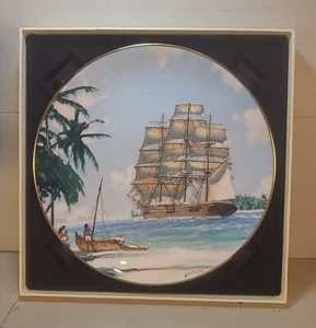 PLACA DE COLECCIONISTA ROYAL DOULTON EDICIÓN LTD ""BORA BORA"" 1981 - Imagen 1 de 9
