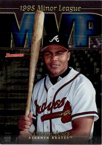 1998 Bowman Minor League MVP's Andruw Jones Atlanta Braves #MVP7