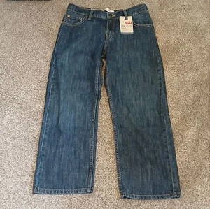 Levi's 550 Relaxed Fit Tapered Leg Denim Jeans Boys Size 10 Husky (NWT) - Picture 1 of 5