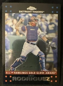 Ivan Rodriguez 2007 Topps Chrome #266 Tigers "Gold Glove Award" - Picture 1 of 2