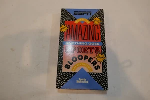 ESPN Amazing Anything GoesSports Bloopers (VHS, 1989) Preowned in Good Condition - Picture 1 of 3
