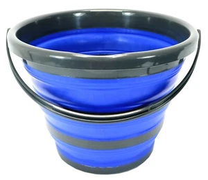 HERO Falteimer 10L Campingeimer faltbarer Eimer Wassereimer Faltschüssel Angeln - Bild 1 von 2